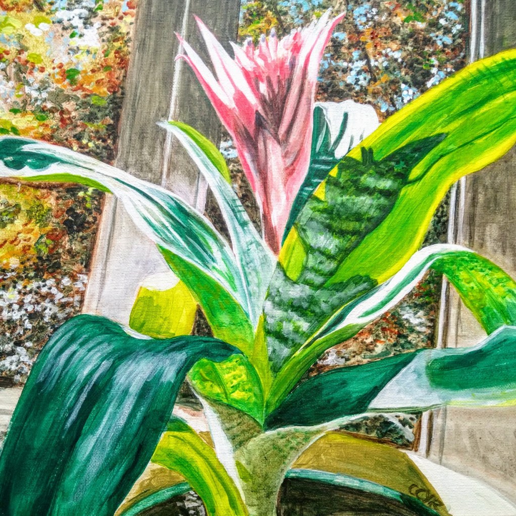 A selection of acrylic and watercolour paintings